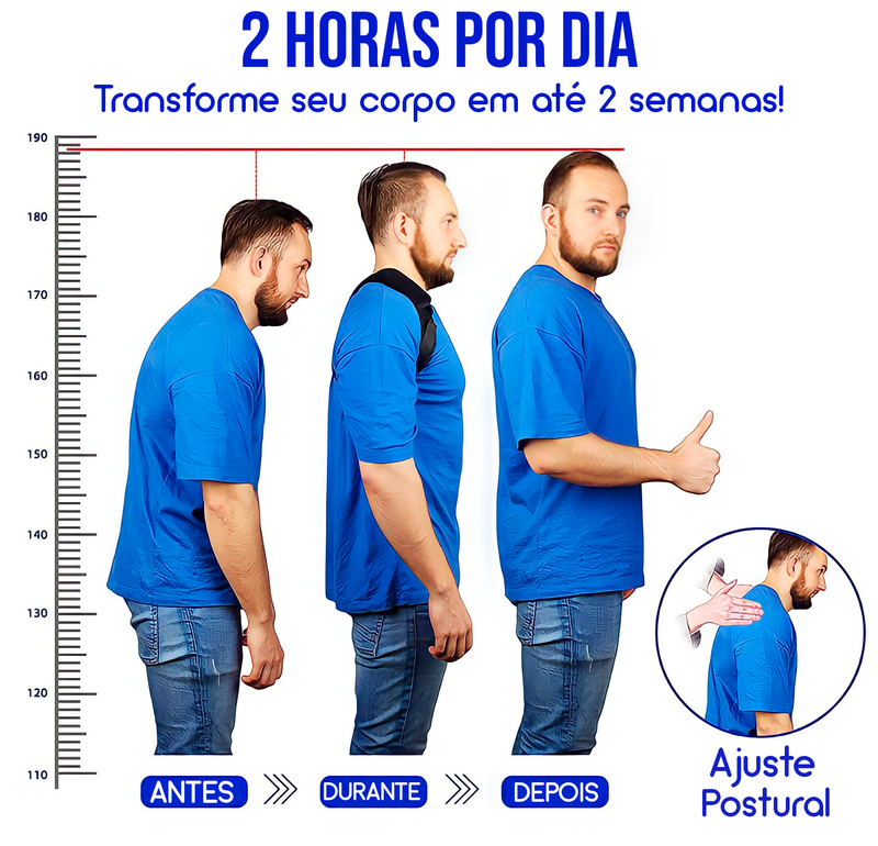 Cinta Postural Magnético Ajustável